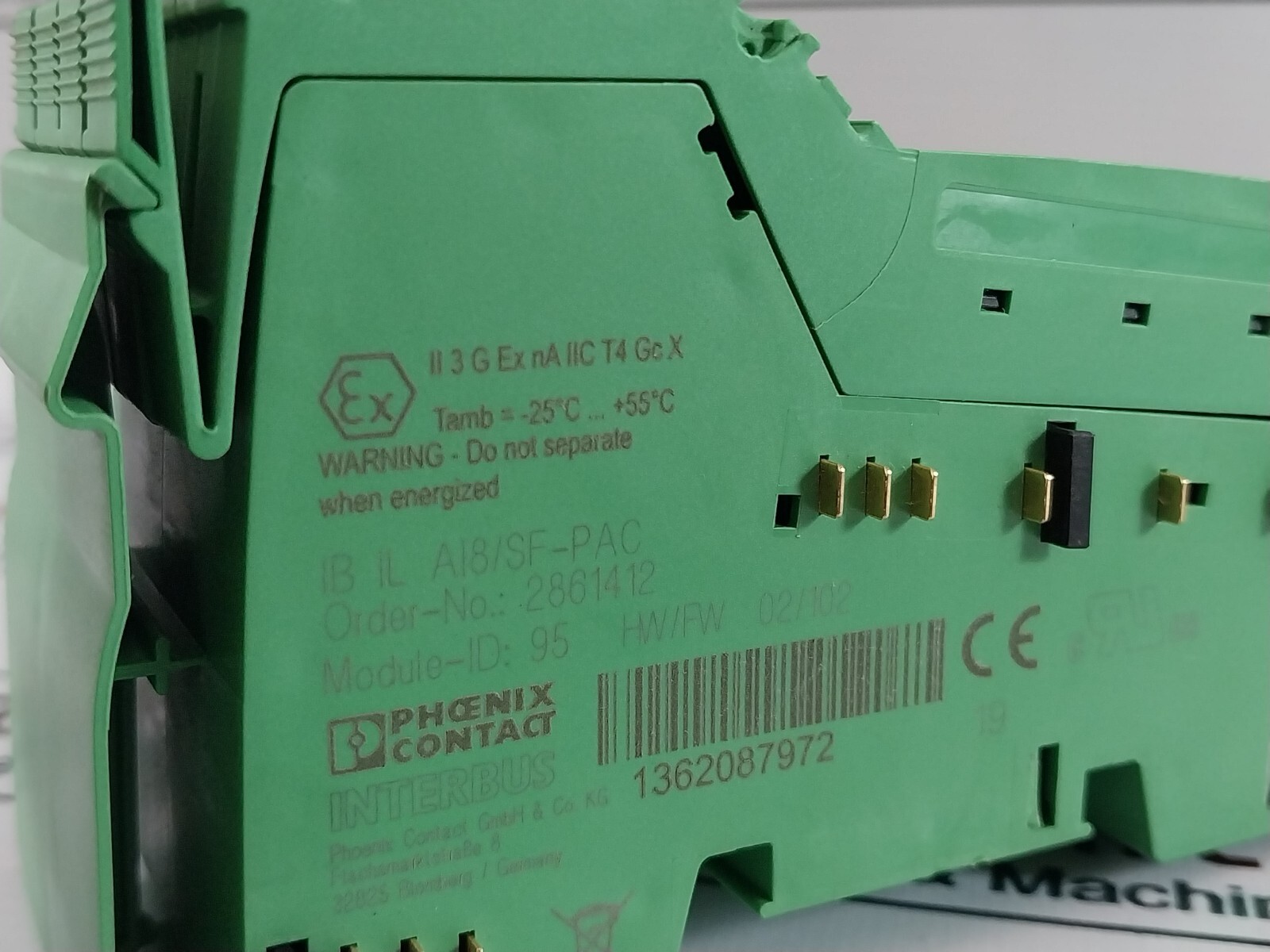 PHOENIX CONTACT IB IL AI8/SF-PAC Analog Module 2861412