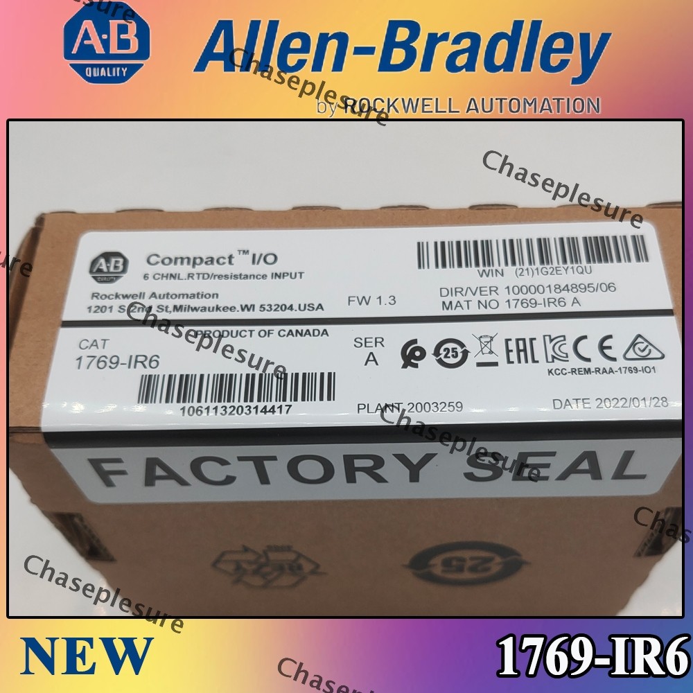 New Factory Sealed AB 1769-IR6 SER A CompactLogix Input Module RTD 1769IR6 US